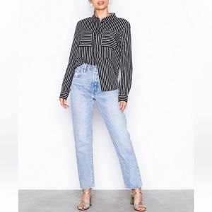 Women stripe blouse